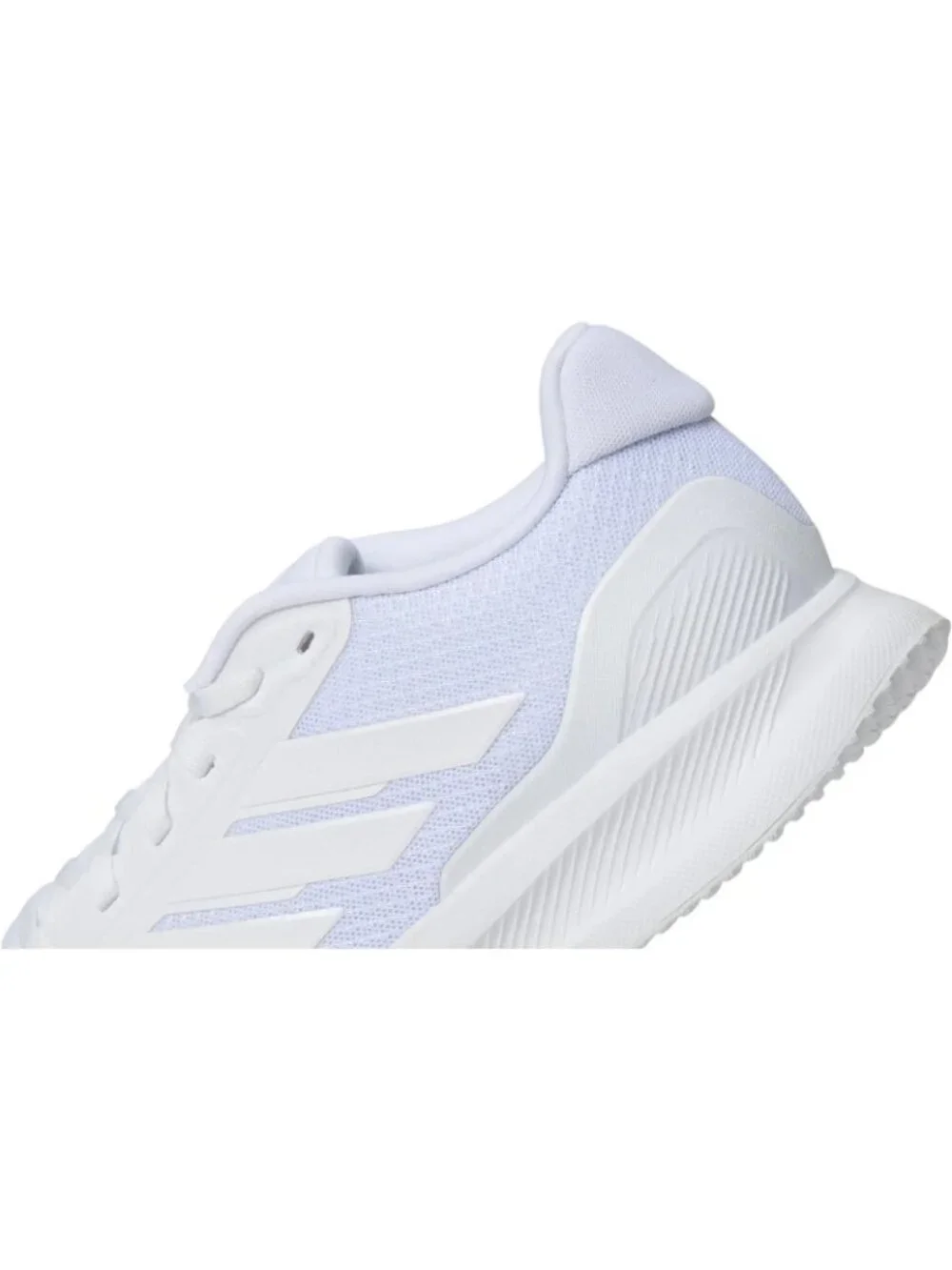 Adidas Run Falcon 5 Running Shoes Triple White-Cloud White Mens Size 10 NIB